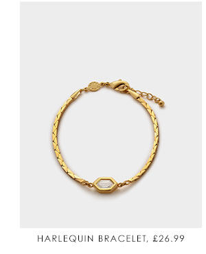Harlequin Waterproof Gold Bracelet