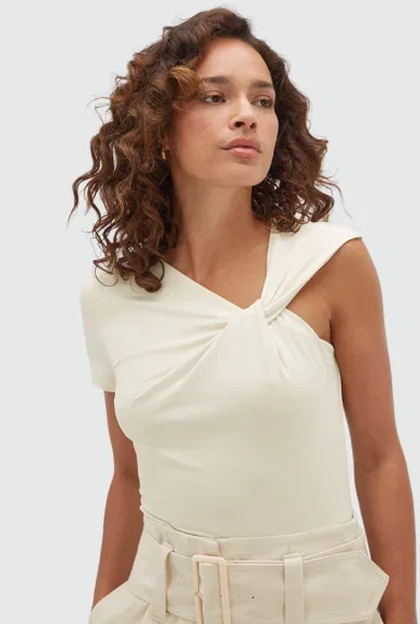 JV-LEVI slim fit body - cloud white