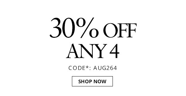 30% off any 4