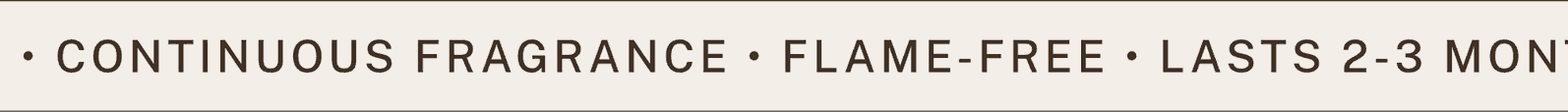 Continuous fragrance | Flame-free | Lasts 60 days | Refillable glass vessel