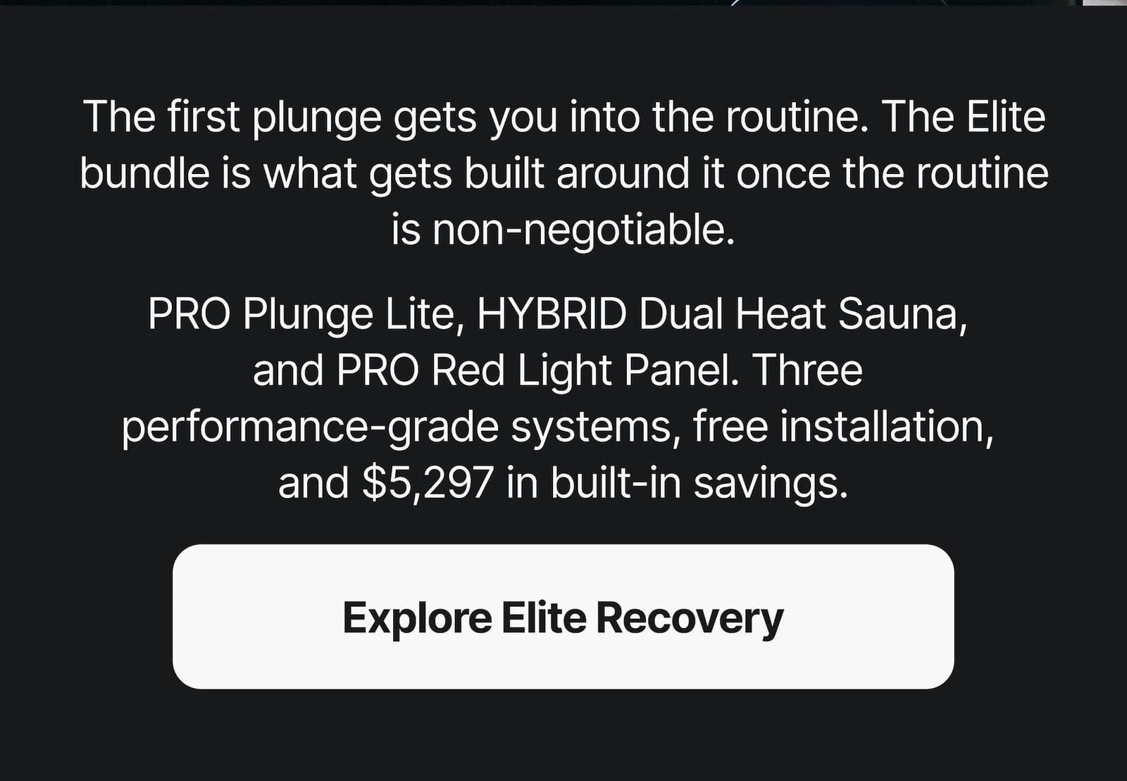 explore elite recovery