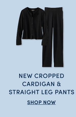 New Cropped Cardigan & Straight Leg Pants