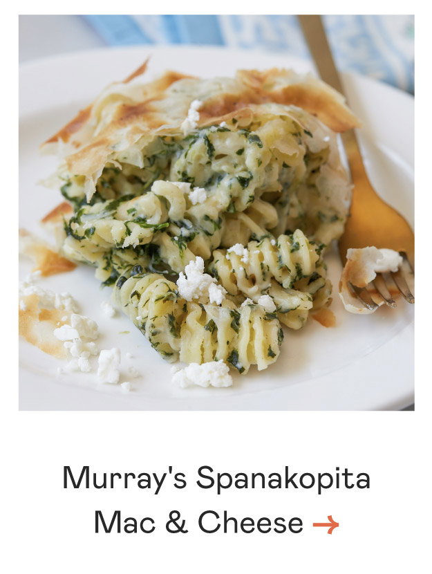 Murray's Spanakopita Mac and Cheese