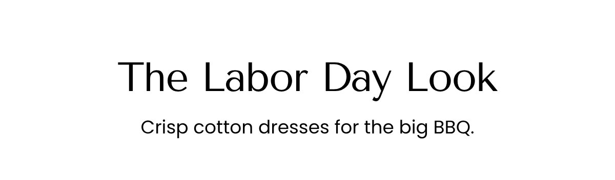 The Labor Day Look