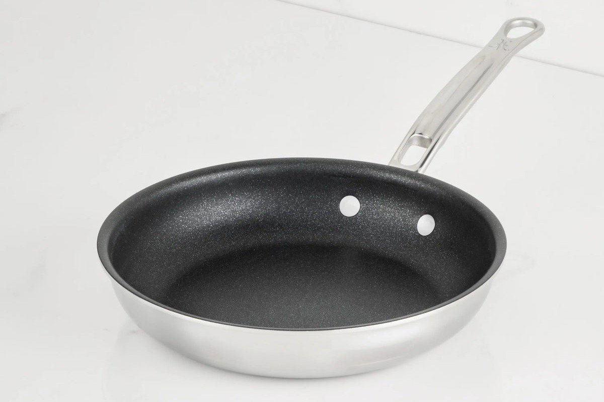 IMG: Hestan ProBond® Forged™ Clad Stainless Steel Brushed Clad Stainless Steel TITUM® Nonstick Skillet
