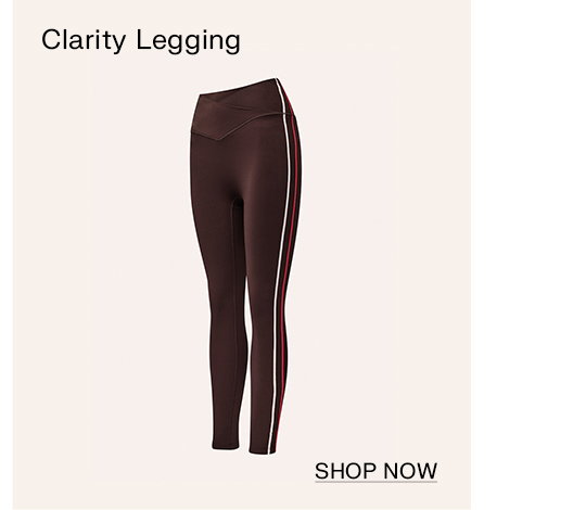 clarity full length legging in dark plum