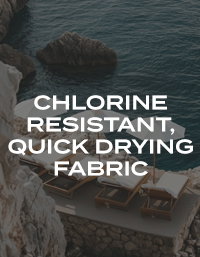 Chlorine resistant, quick drying fabric