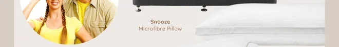 Snooze microfibre pillow