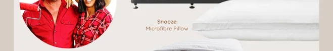 snooze microfubre pillow