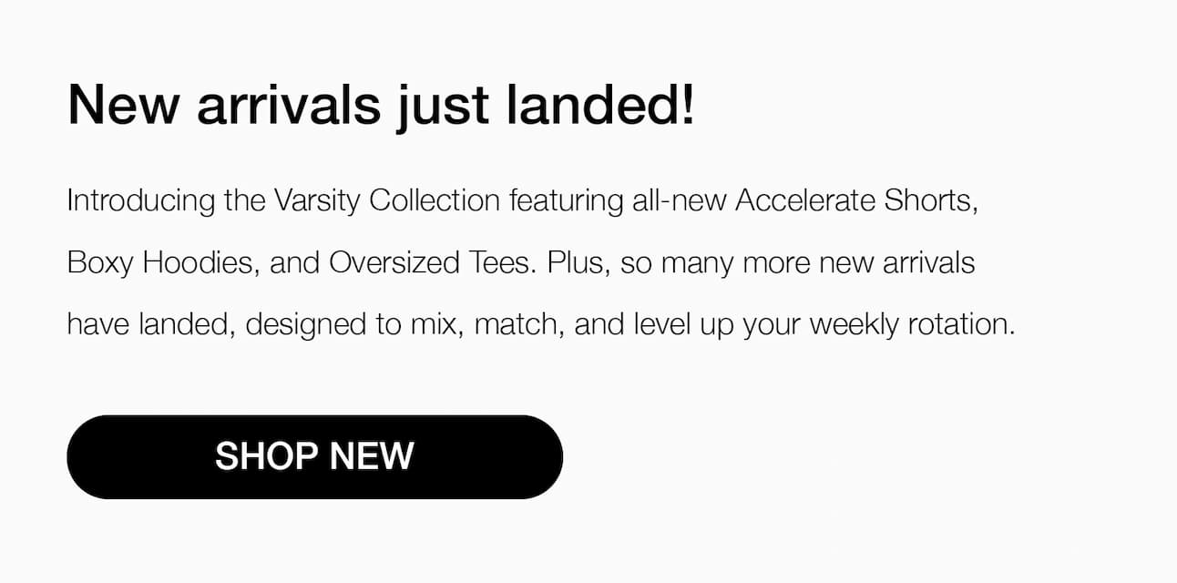 New just landed