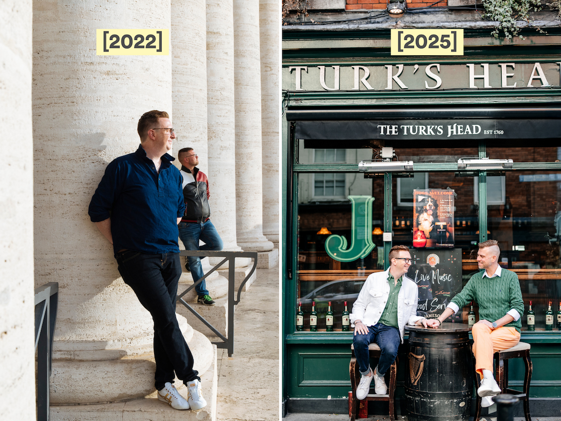 “This was the 13th shoot I have booked with Flytographer, and my husband has booked others. We love the service Flytographer provides, and the ease of booking and connecting with a photographer.” —Greg G.