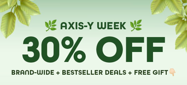 🌿 AXIS-Y WEEK: 50% OFF Bestsellers + Free Gift