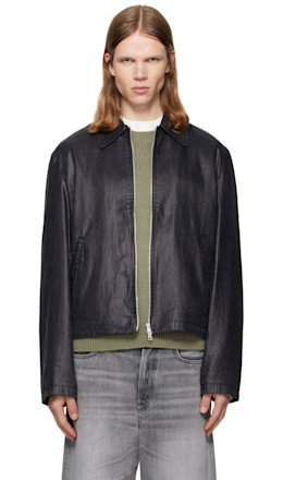 Black Mini Worker Jacket