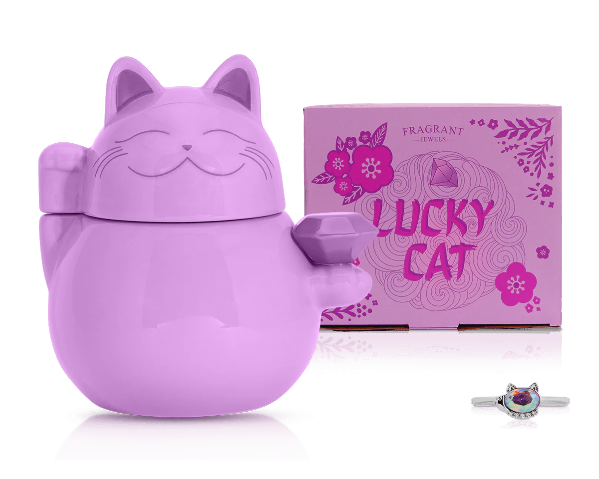 Lucky Cat – Jewel Candle
