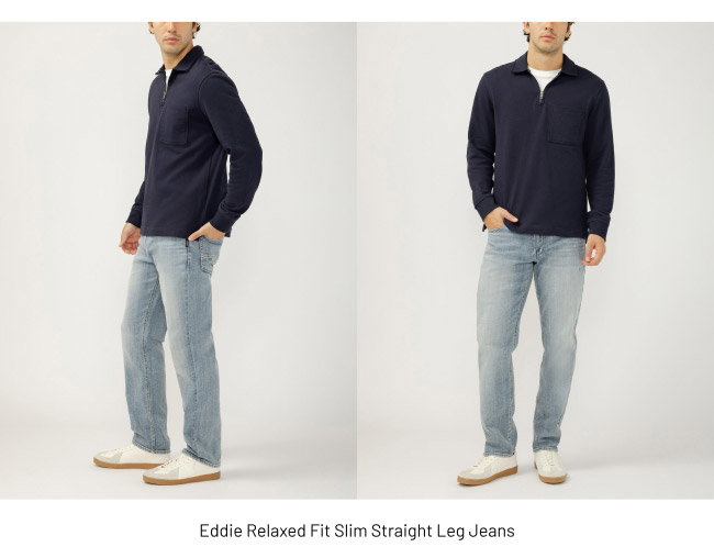 Eddie Relaxed Fit Slim Straight Leg Jeans