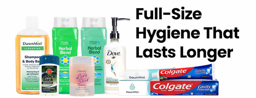 Full-size hygiene that lasts longer.
