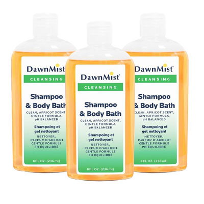 DawnMist Shampoo & Body Bath - 8 oz, Apricot Scent