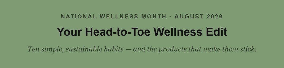 National Wellness Month: 10 Daily Habits That Improve Your Beauty From the Inside Out