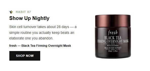 fresh Black Tea Firming Overnight Mask 100 ml