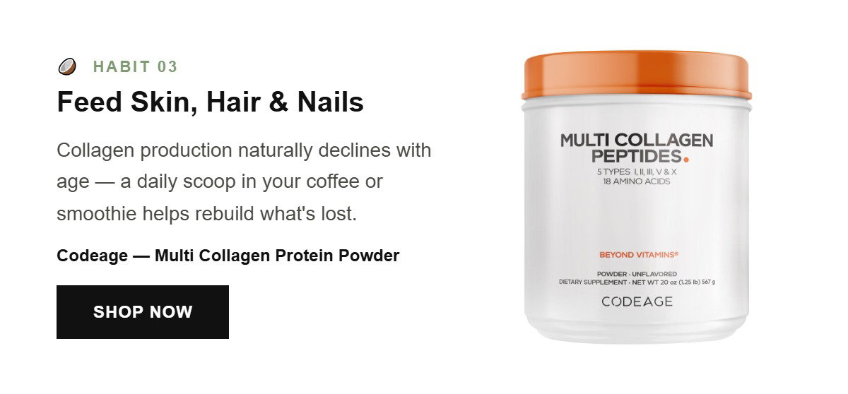 Codeage Multi Collagen Protein Powder Peptides Powder Supplement 20 oz