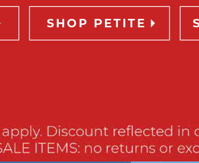 Shop Petite Clearance