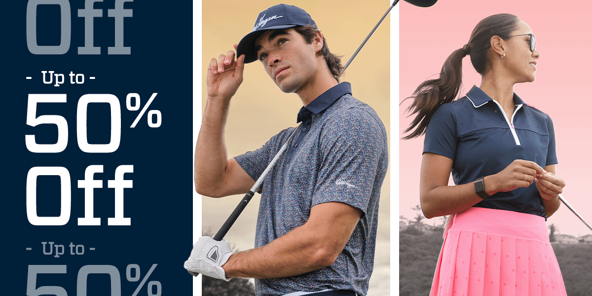 Up to 50% off.