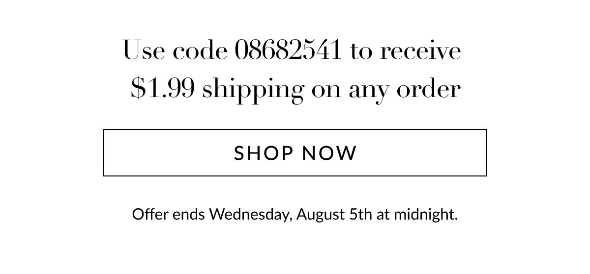 $1.99 shipping on any order [Click here to Shop now]