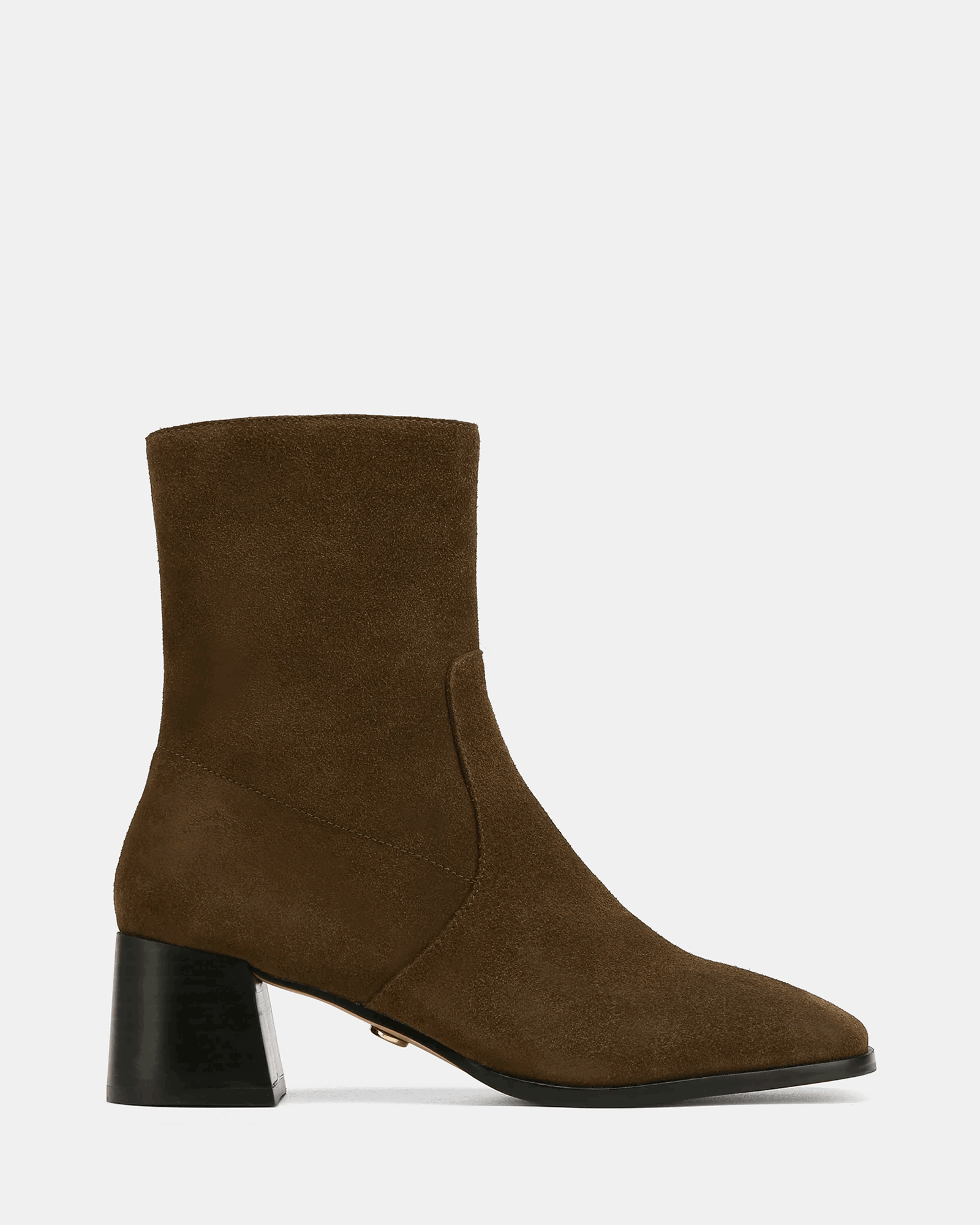 Gaylen Olive Green Suede Leather Ankle Boot