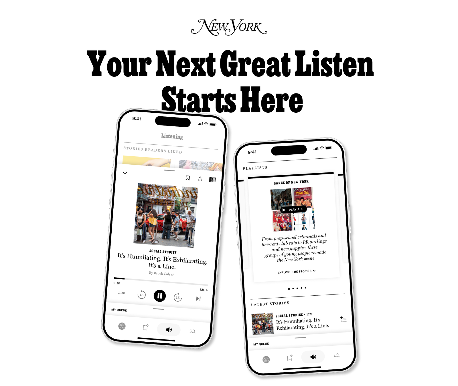 Your Next Great Listen Starts Here