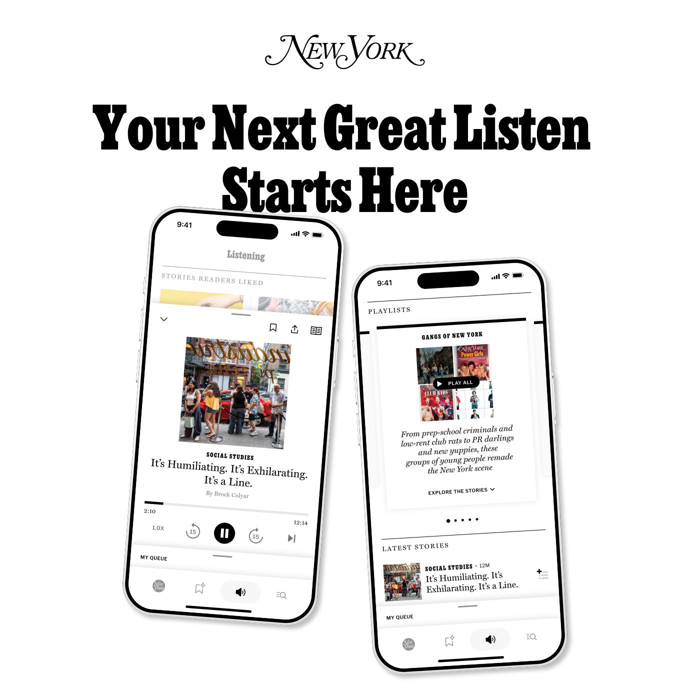 Your Next Great Listen Starts Here