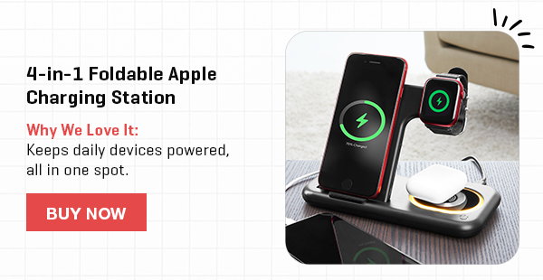 4-in-1 Foldable Apple Charging Station