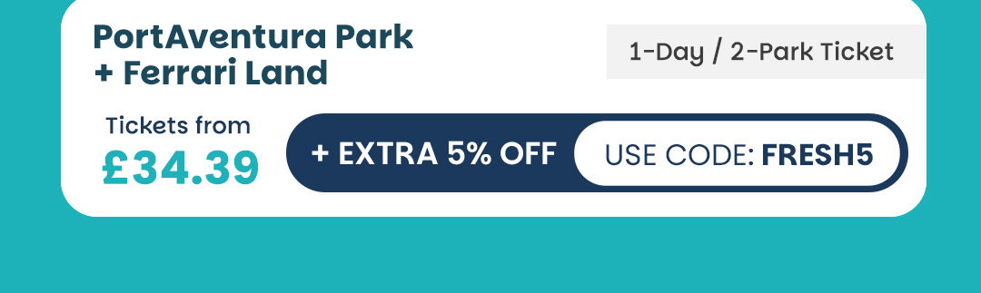 PortAventura Park + Ferrari Land: 1 Day, 2 Park Ticket!