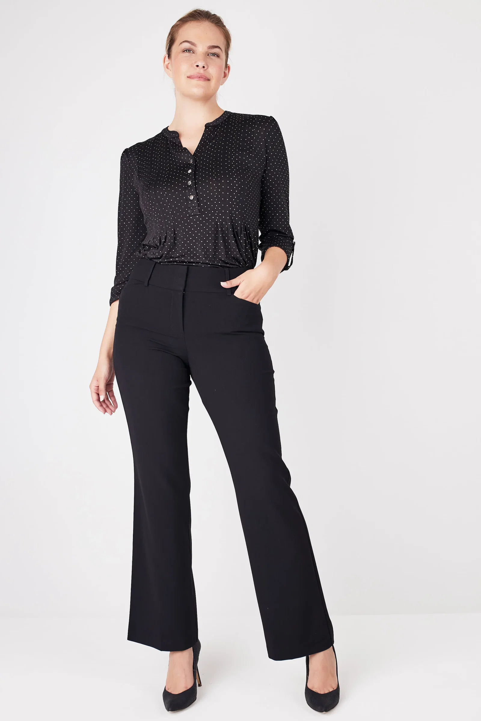 Image of Roz & Ali™ Secret Agent Tummy Control Trouser Leg -  Plus - Short Length