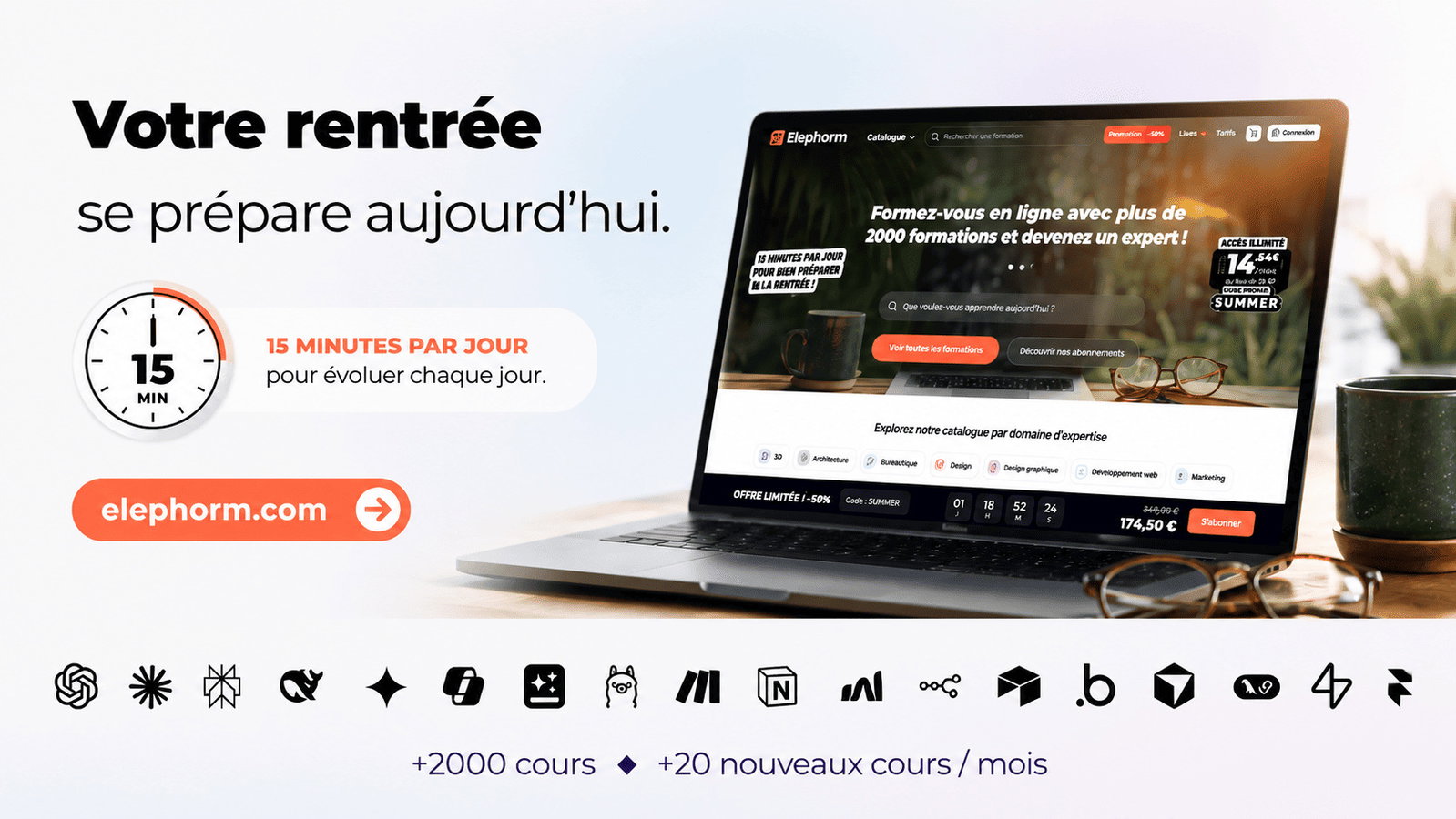 15 minutes par jour pour préparer votre rentrée