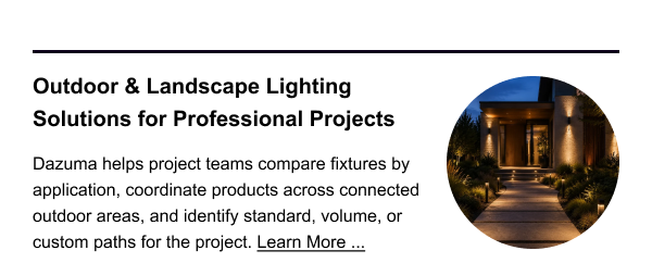 Outdoor & Landscape Lighting Solutions for Professional Projects