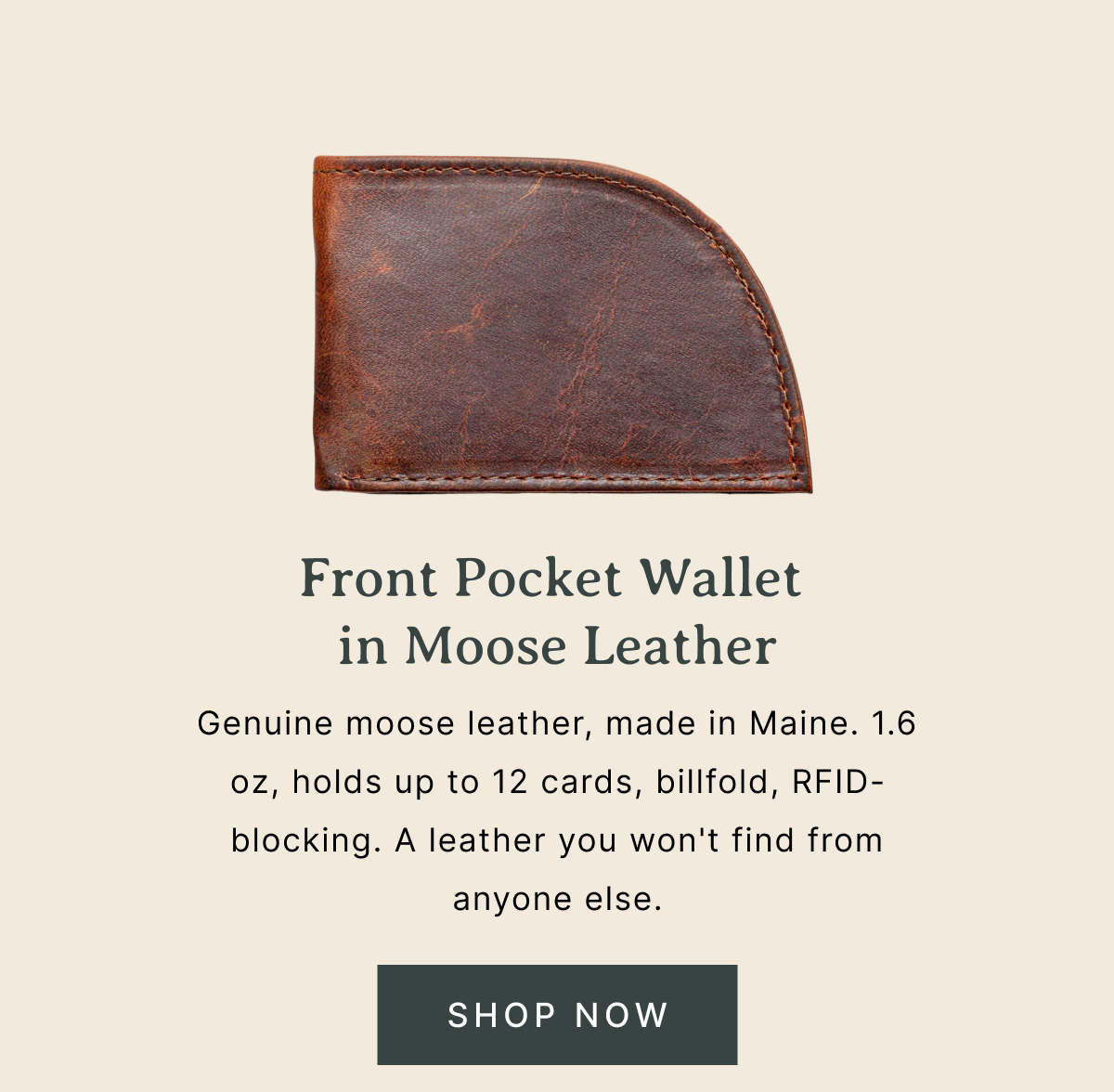 Shop Now - FPW in Moose Leather