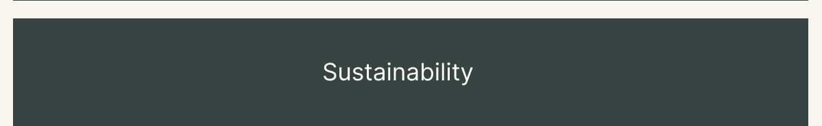 Sustainability
