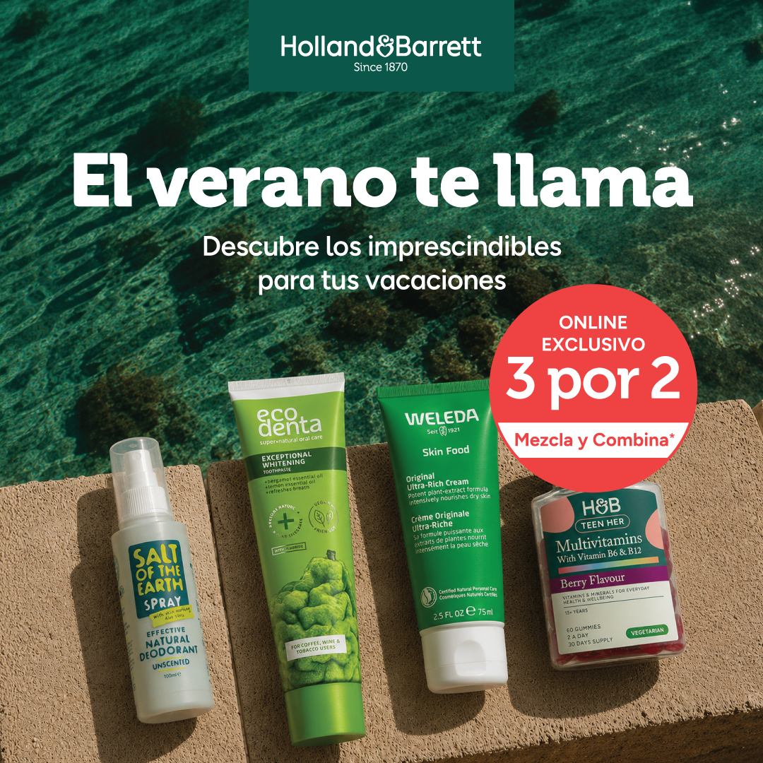 El verano te llama: 3 por 2 Mezcla y Combina, solo online en Holland & Barrett