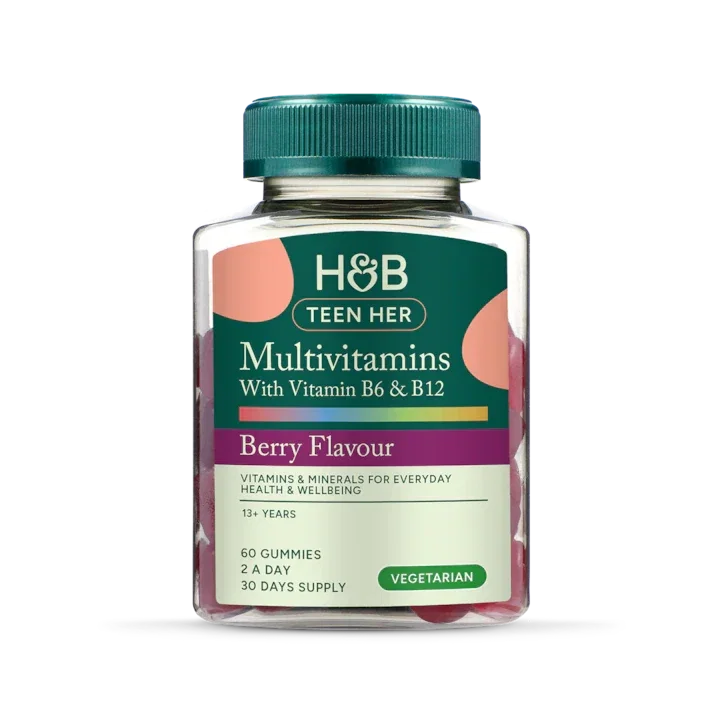 Holland & Barrett multivitaminas con vitaminas B6 y B12, 60 gominolas