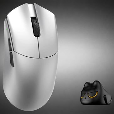 WLMouse Beast G Medium Gaming-Maus, 8.000Hz - silber