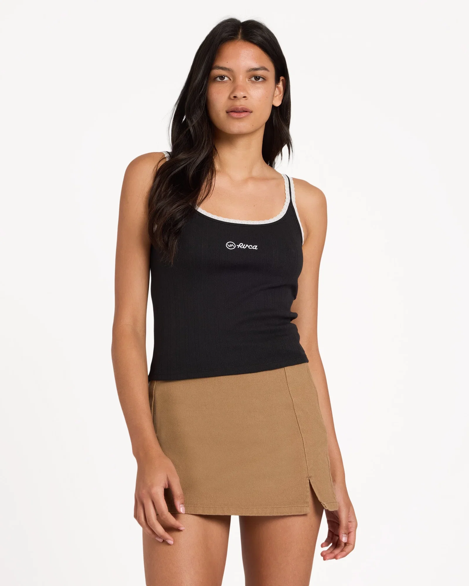 Womens Agave Pointelle Tank Top