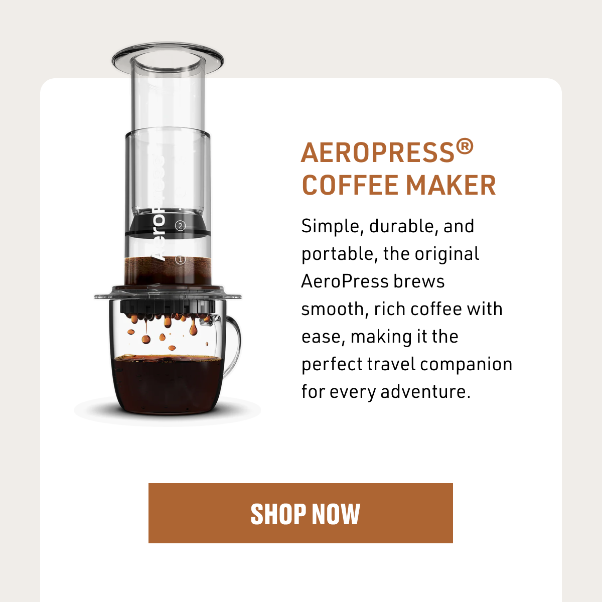 AeroPress Coffee Maker