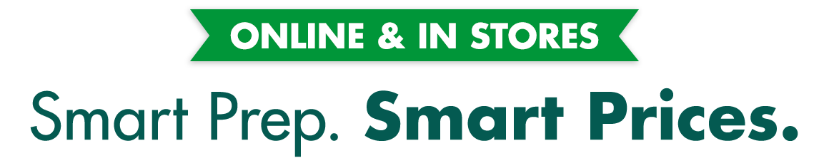 Smart Prep. Smart Prices.