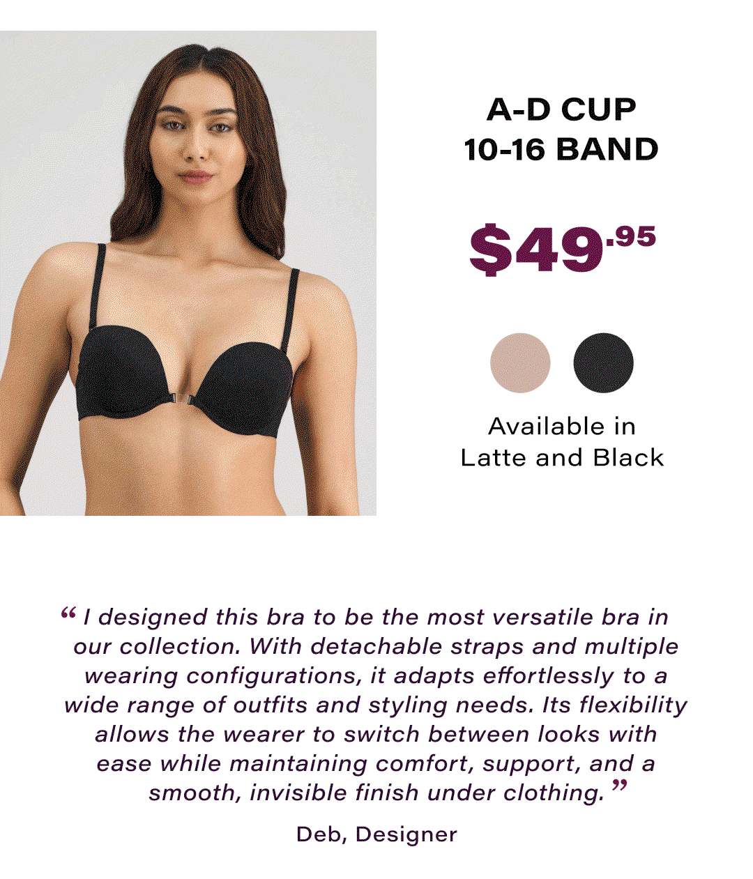 Why we designed this bra