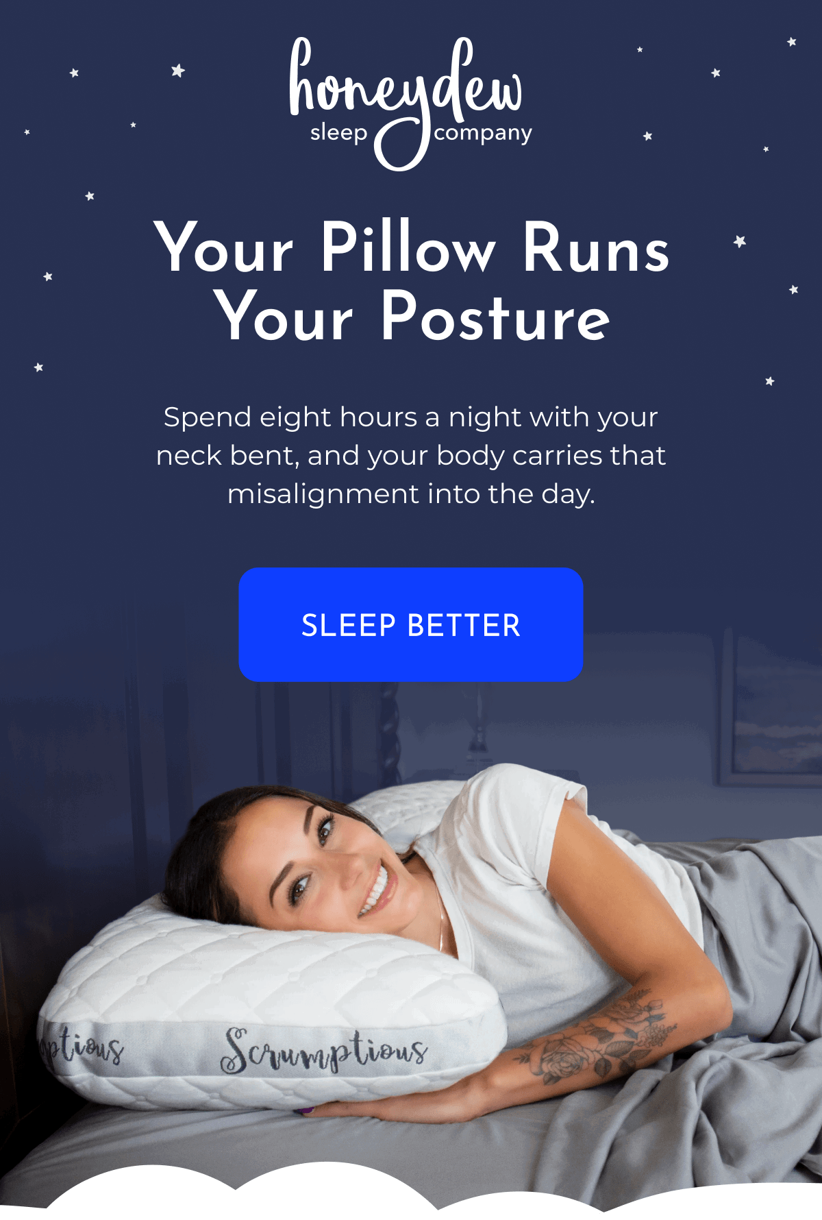 Your Pillow Runs Your Posture | SLEEP BETTER