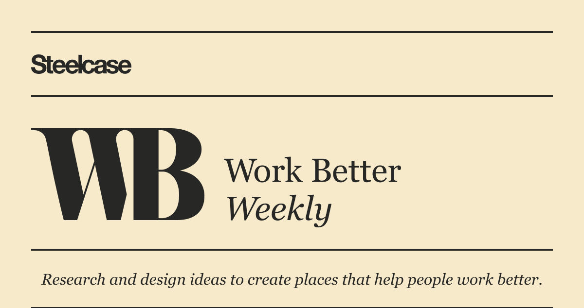 Work Better Weekly graphic