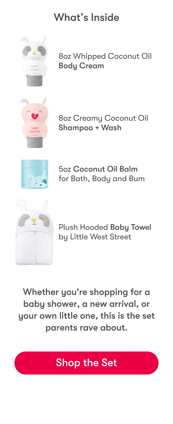 What's inside the deluxe newborn starter set