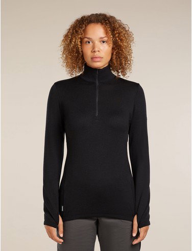 Women's 300 Original Half Zip Top - Black / S