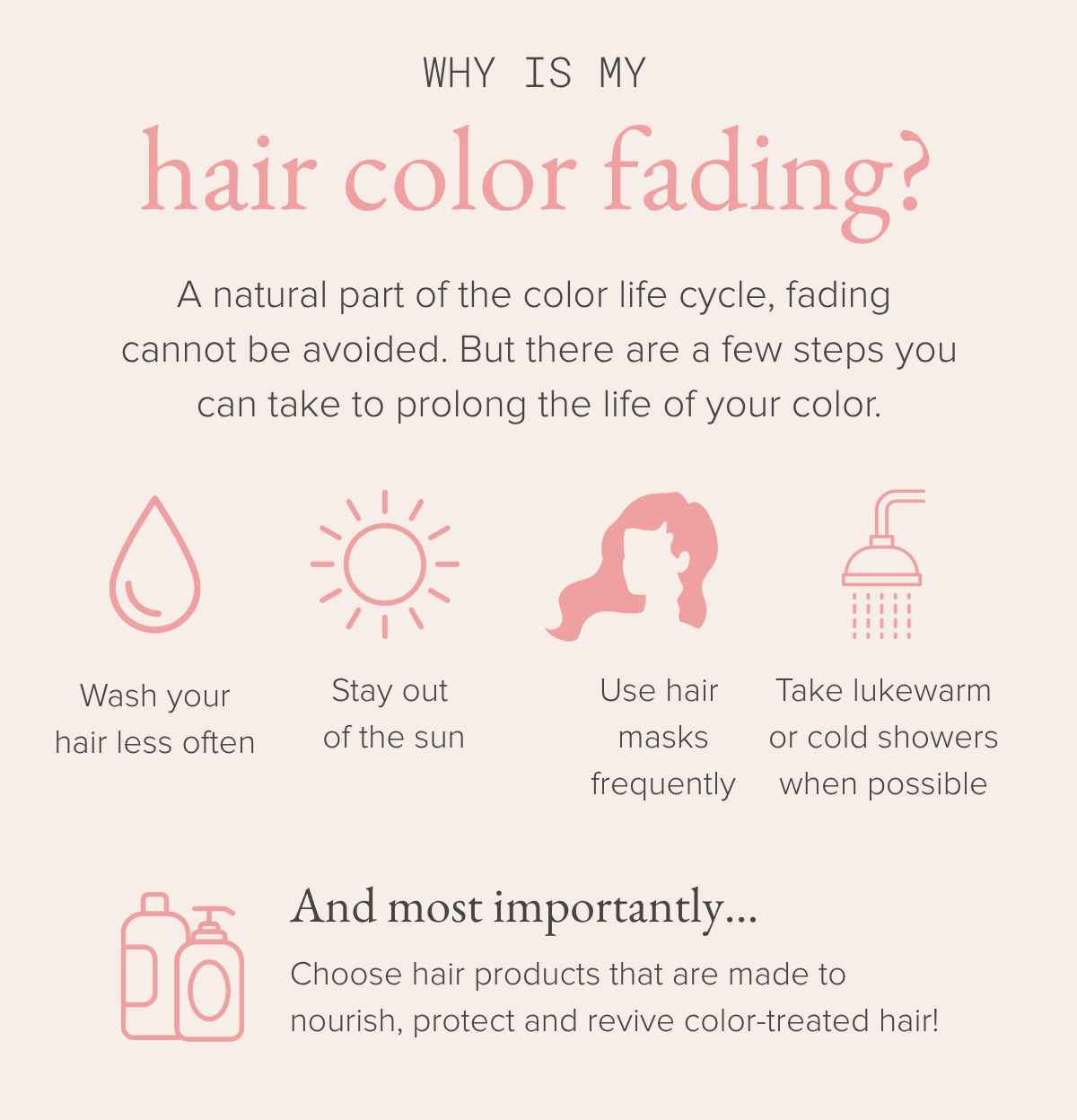 Why is my hair color fading?