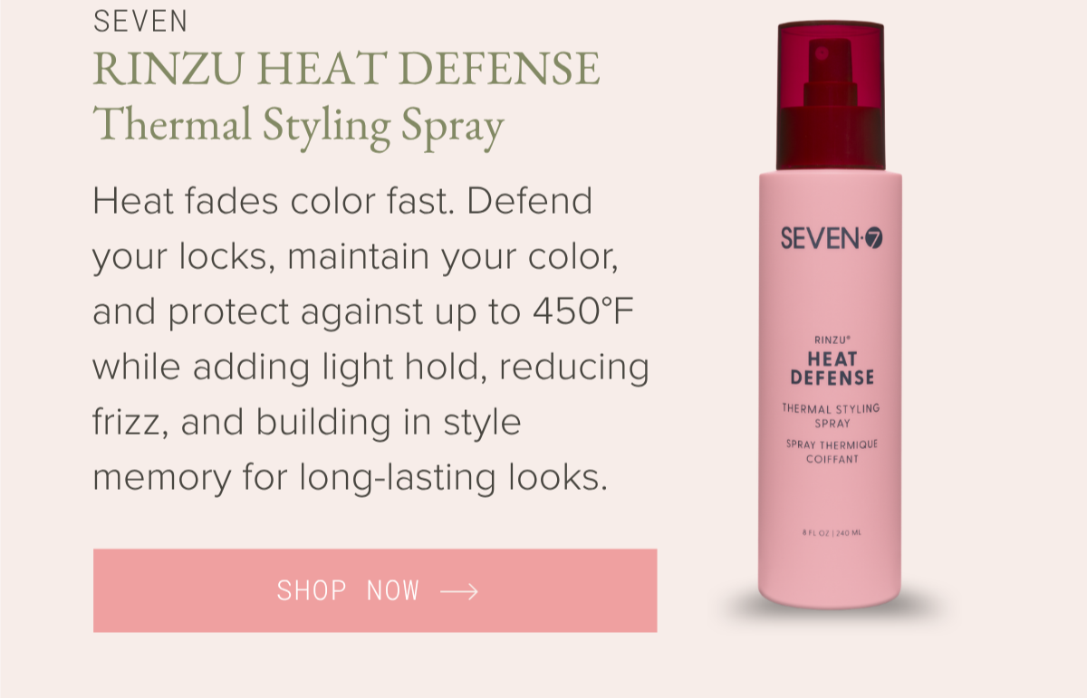 SEVEN RINZU HEAT DEFENSE Thermal Styling Spray